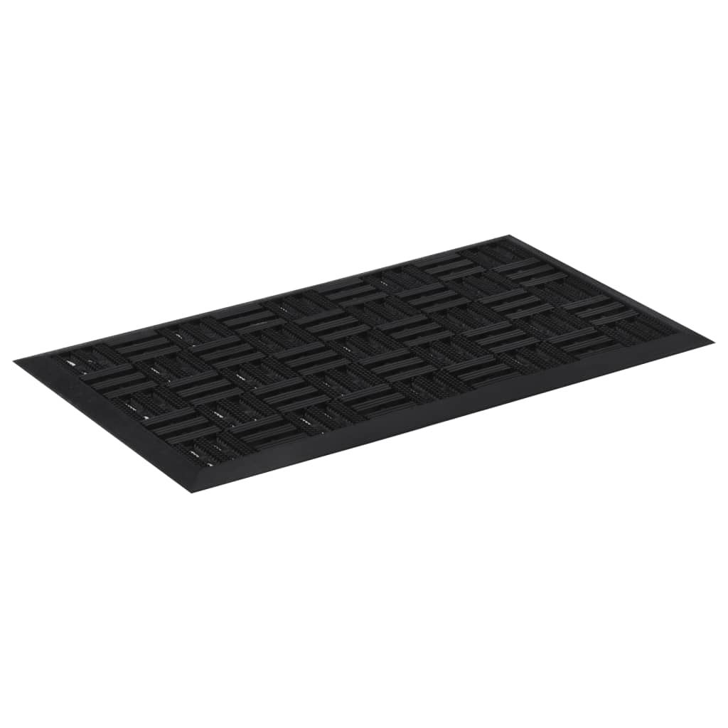 Zerbino Rettangolare 45x75 cm in Gomma vidaXL