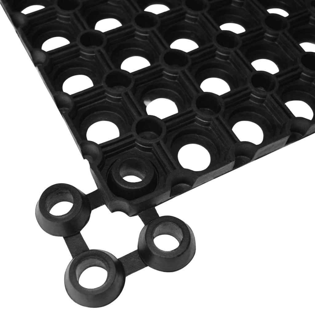 Connettori per Zerbino 10 pz in Gomma Nera vidaXL