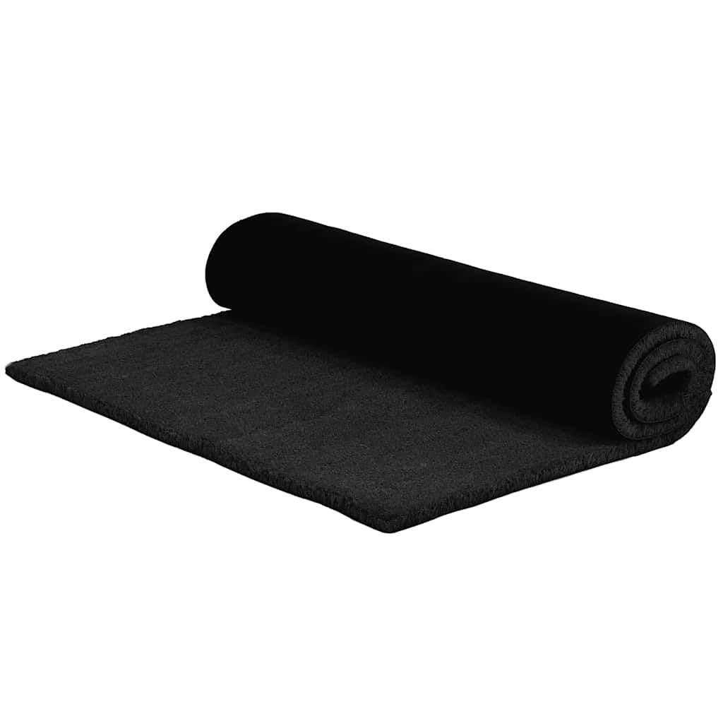 Zerbino Nero 100x300 cm in Fibra di Cocco vidaXL