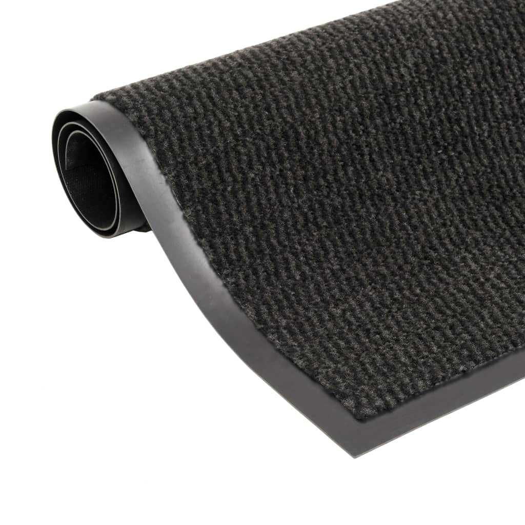 Tappeti Antipolvere 2 pz Rettangolari Trapuntati 120x180cm Blu vidaXL