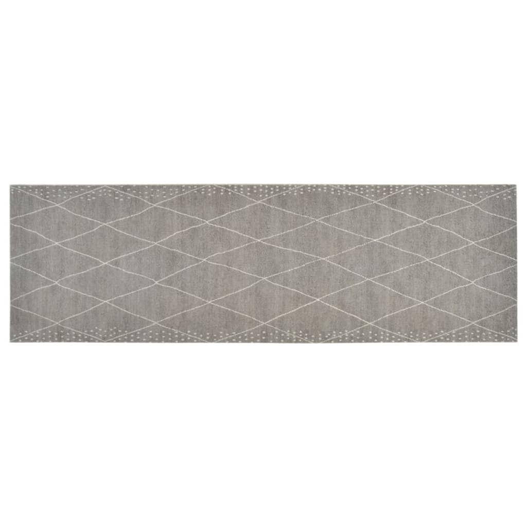 Tappeto da Cucina Lavabile Rombi 60x180 cm Velluto vidaXL
