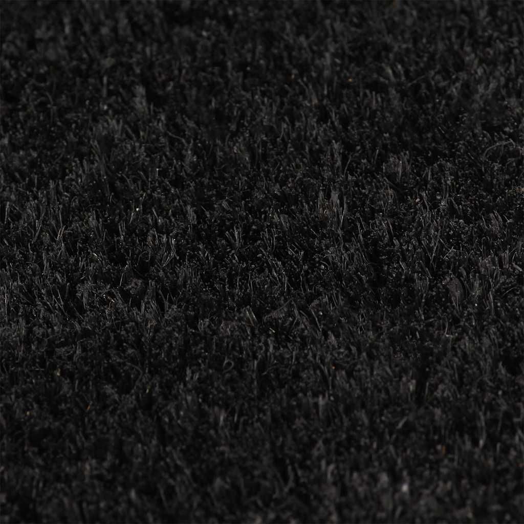 Zerbino Nero 40x60 cm in Fibra di Cocco vidaXL