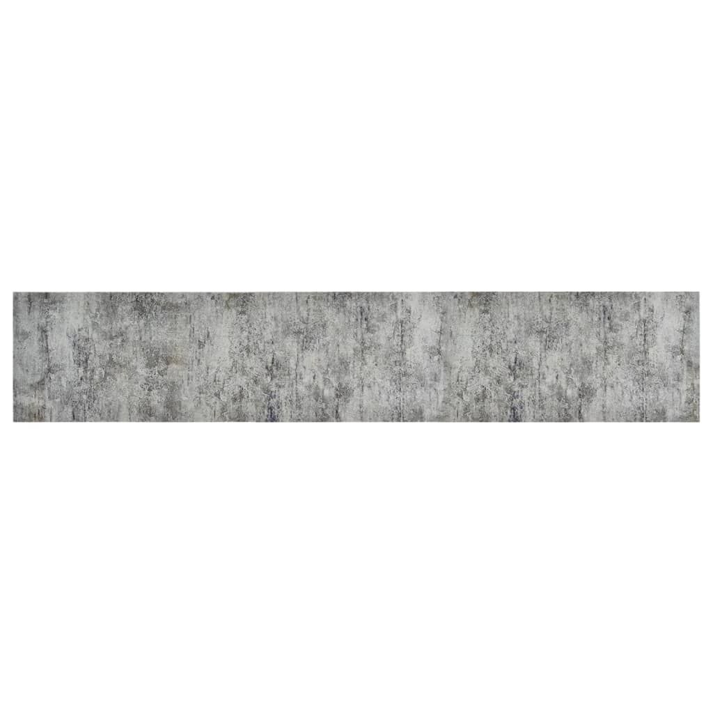 Tappeto da Cucina Lavabile Beton 60x300 cm Velluto vidaXL