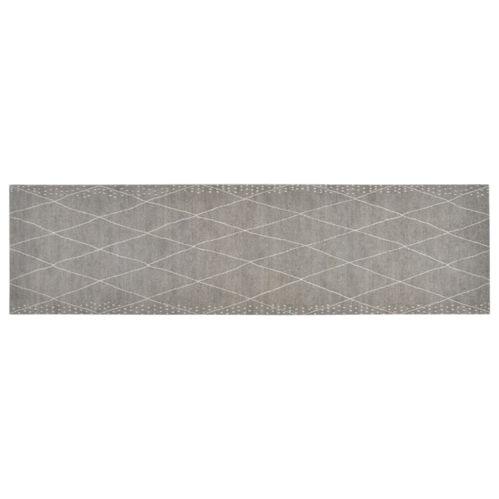 Tappeto da Cucina Lavabile Rombi 45x150 cm Velluto vidaXL
