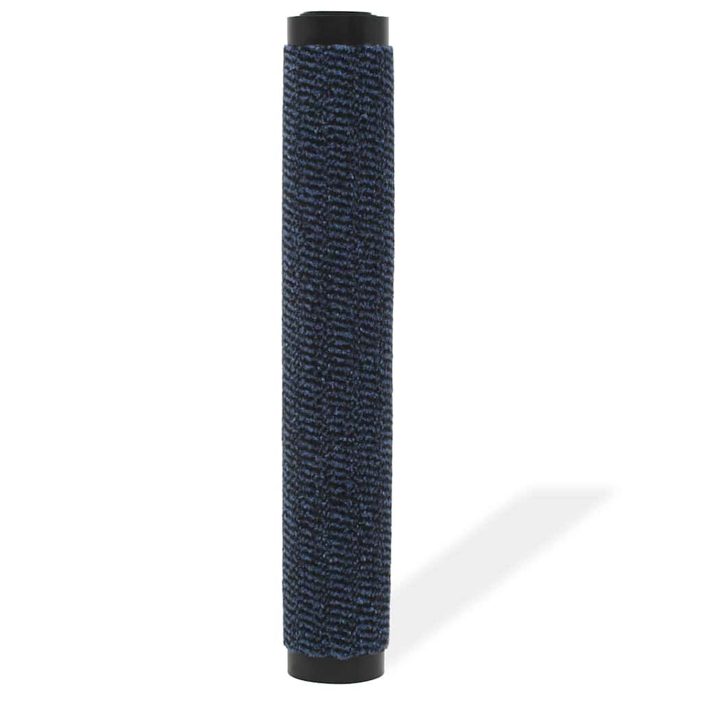 Tappeto Antipolvere Trapuntato Rettangolare 90x150cm Blu vidaXL