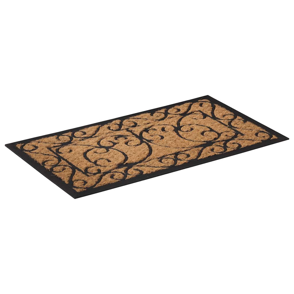 Zerbino Rettangolare 45x75 cm in Gomma e Fibra di Cocco vidaXL