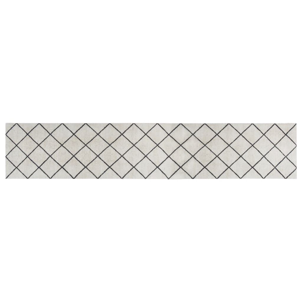 Tappeto da Cucina Lavabile Quadri 60x300 cm Velluto vidaXL