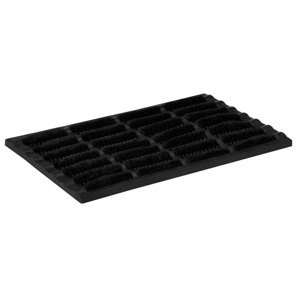 Zerbino Rettangolare 40x60 cm in Gomma e Fibra di Cocco vidaXL
