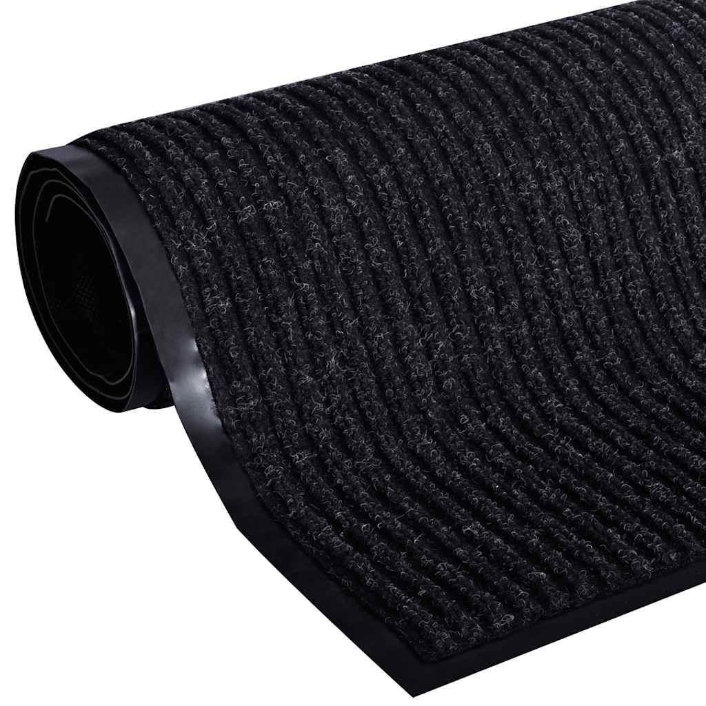 Zerbino Nero 90 x 60 cm in PVC vidaXL