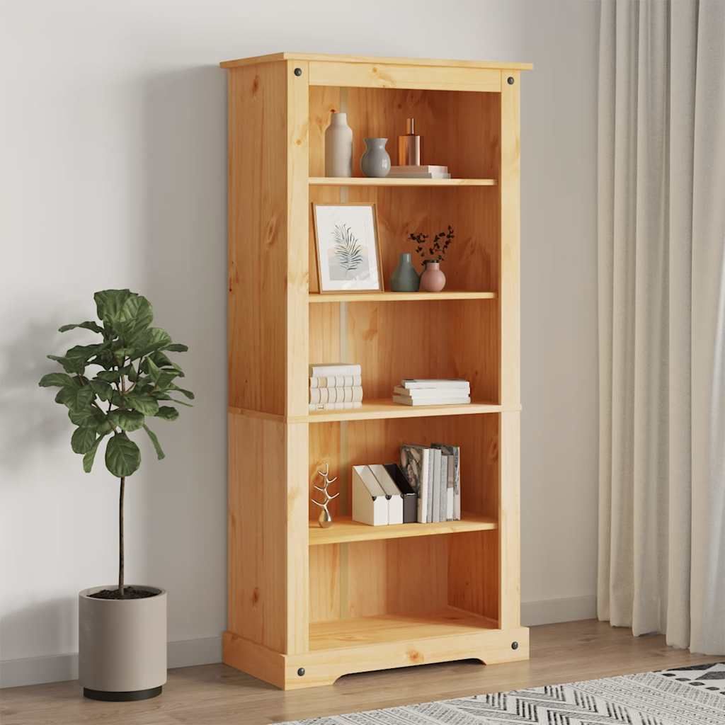 Libreria 5 Ripiani Pino Messicano Corona Range 80x40x170cm vidaXL