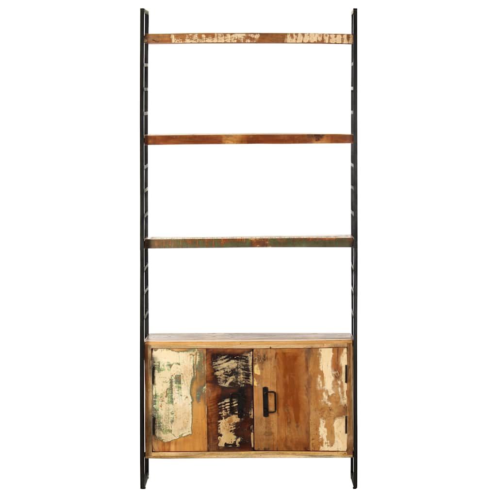 Libreria a 4 Livelli Legno Massello di Recupero 80x30x180 cm vidaXL