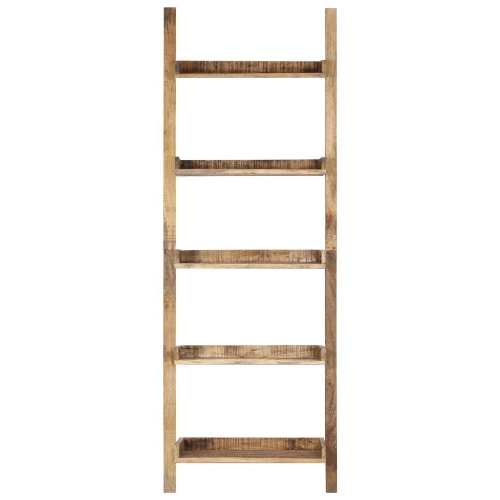 Ladder Shelf Brown 75x37x205 cm solido Mango Legno vidaXL