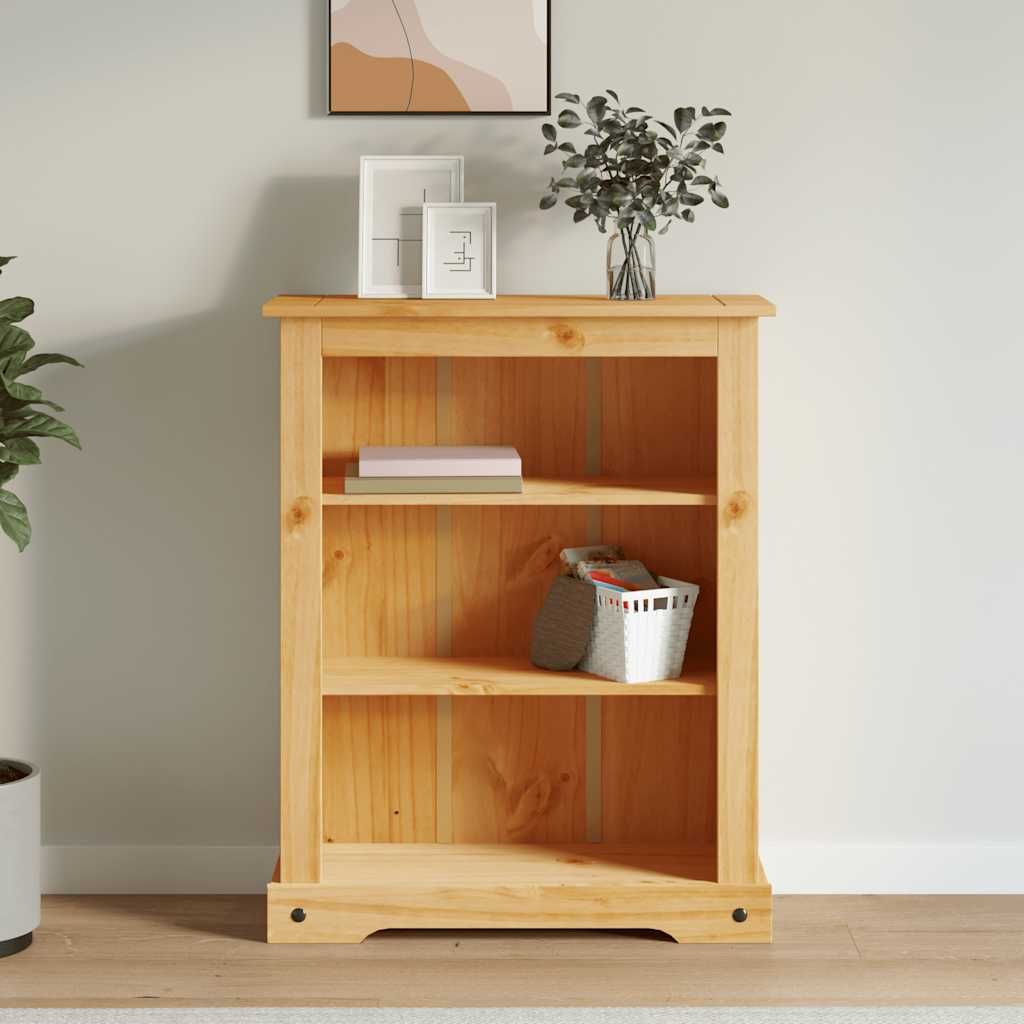 Libreria a 3 Ripiani Pino Messicano Corona Range 80x29x100 cm vidaXL