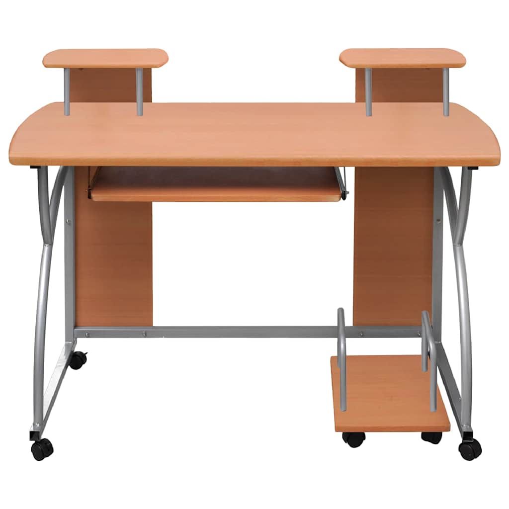 Scrivania da Computer Marrone 110x52x88,5 cm Legno Multistrato vidaXL