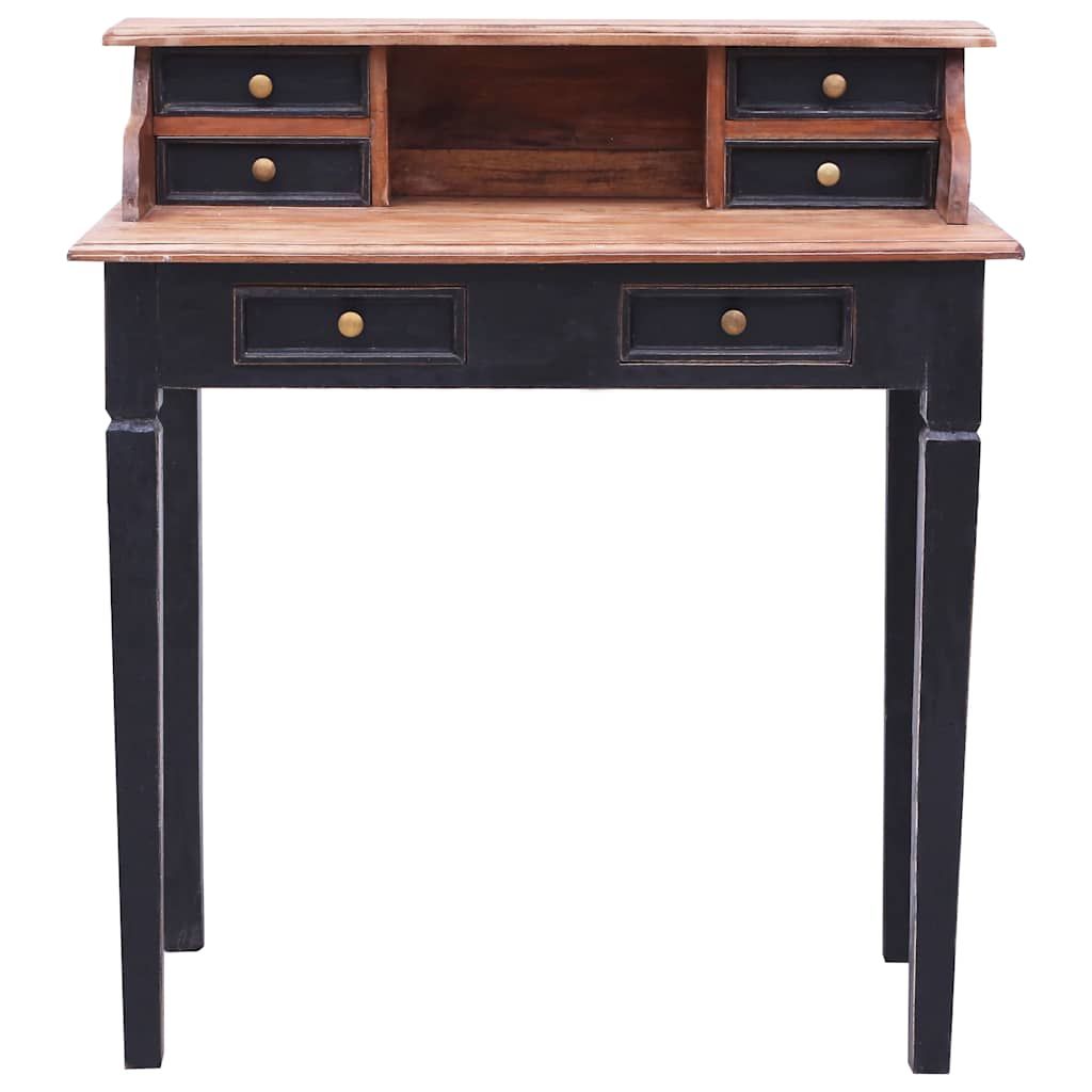 Scrivania con Cassetti 90x50x101 cm in Legno Massello di Mogano vidaXL