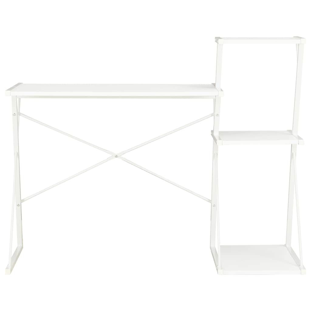 Scrivania con Ripiano Bianca 116x50x93 cm vidaXL