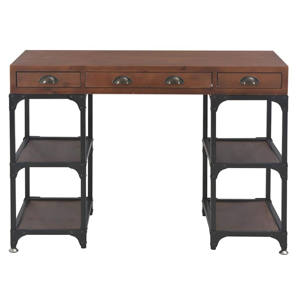 Scrivania con 3 Cassetti 110x50x78 cm Legno Massello di Abete vidaXL