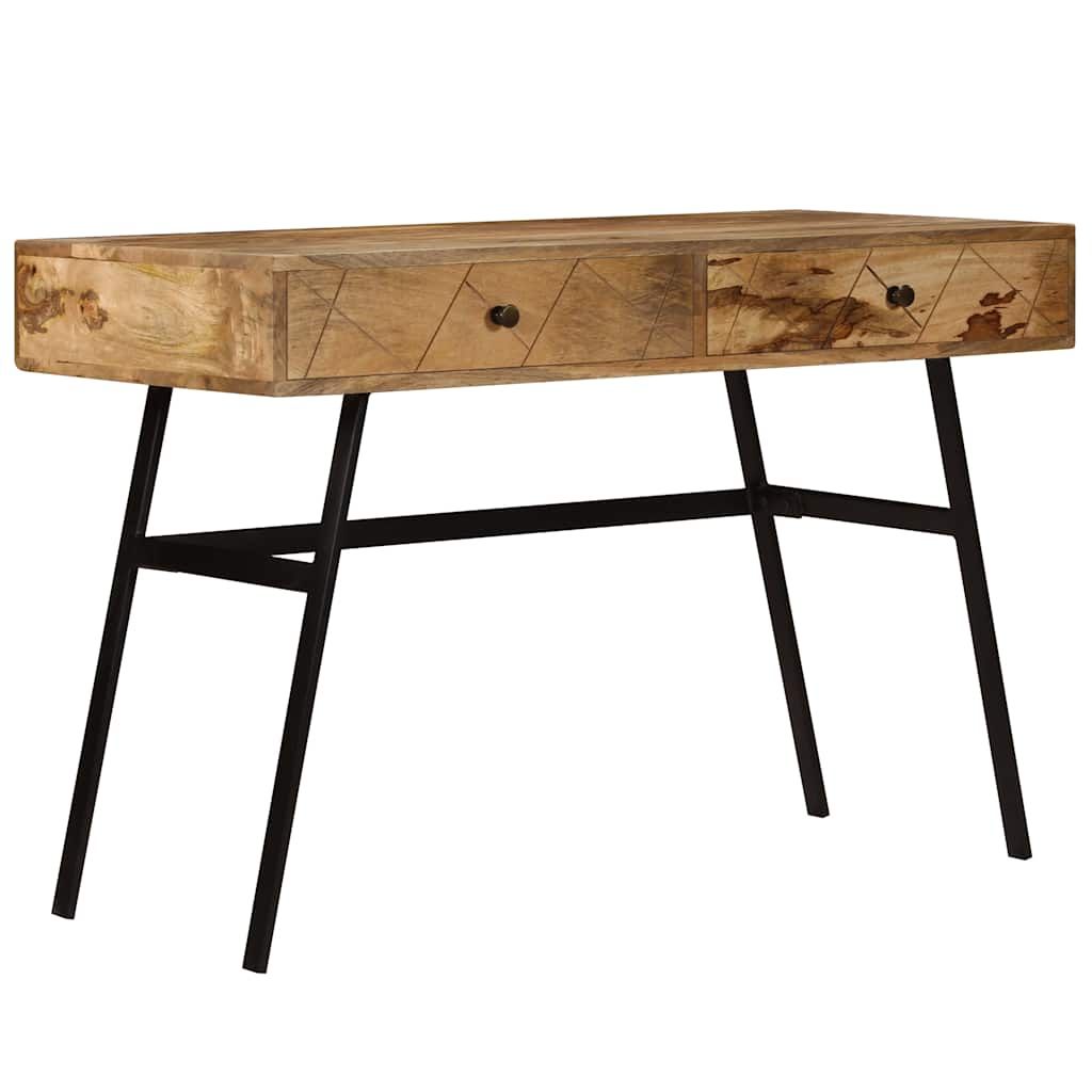 Scrivania con Cassetti in Legno Massello di Mango 110x50x76 cm vidaXL