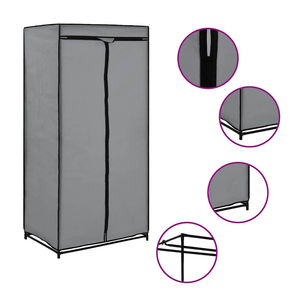 Armadio 2 pz Grigio 75x50x160 cm vidaXL