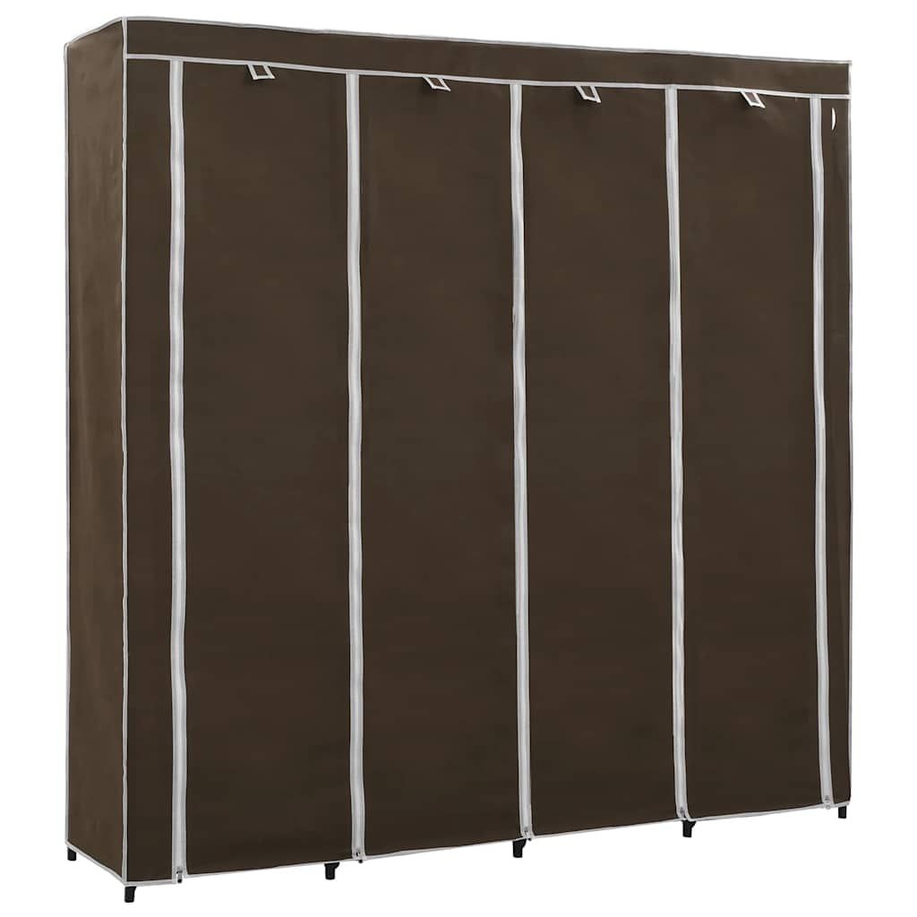 Guardaroba con 4 Scomparti Marrone 175x45x170 cm vidaXL