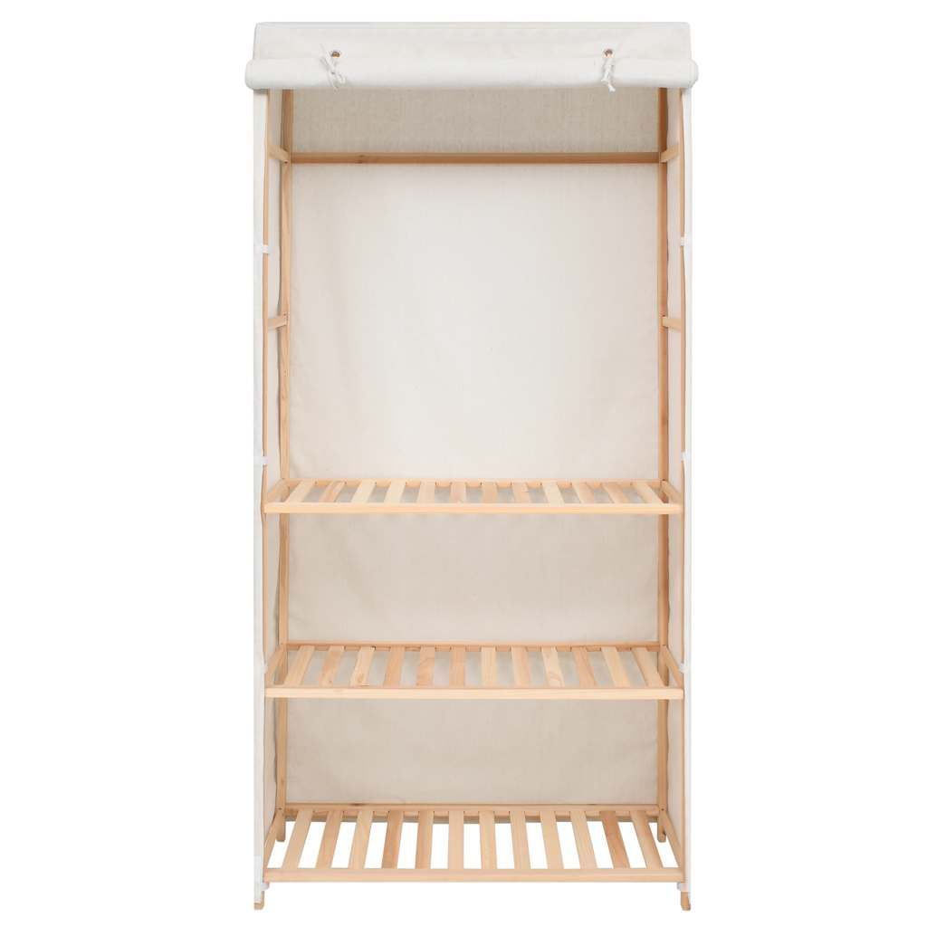 Armadio per Indumenti a 3 Ripiani 79x40x170 cm vidaXL
