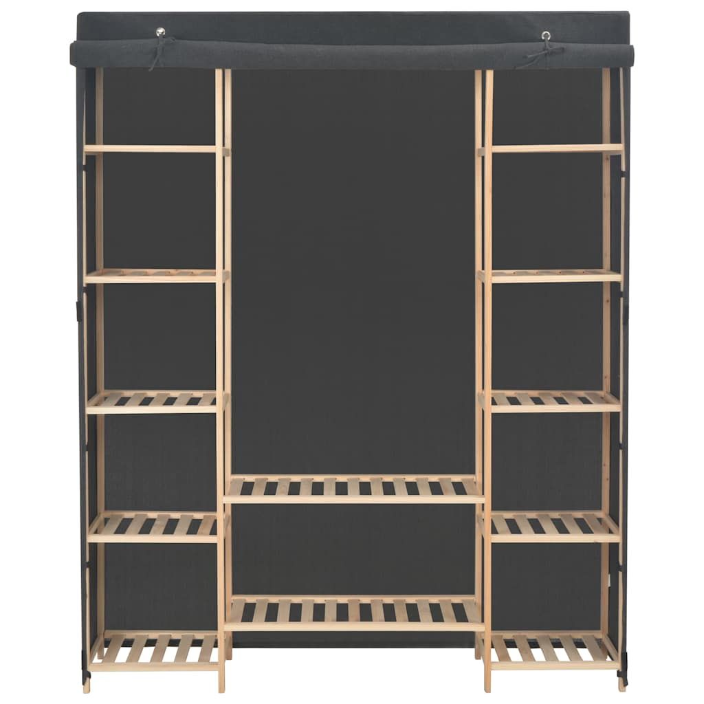 Armadio Grigio 135x40x170 cm in Tessuto vidaXL