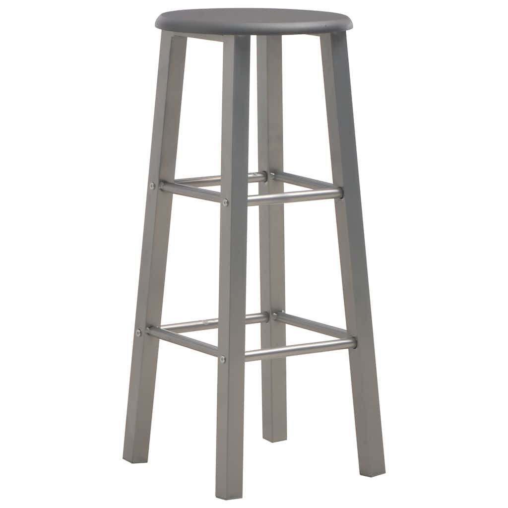 Sgabelli da Bar 2 pz Antracite MDF vidaXL