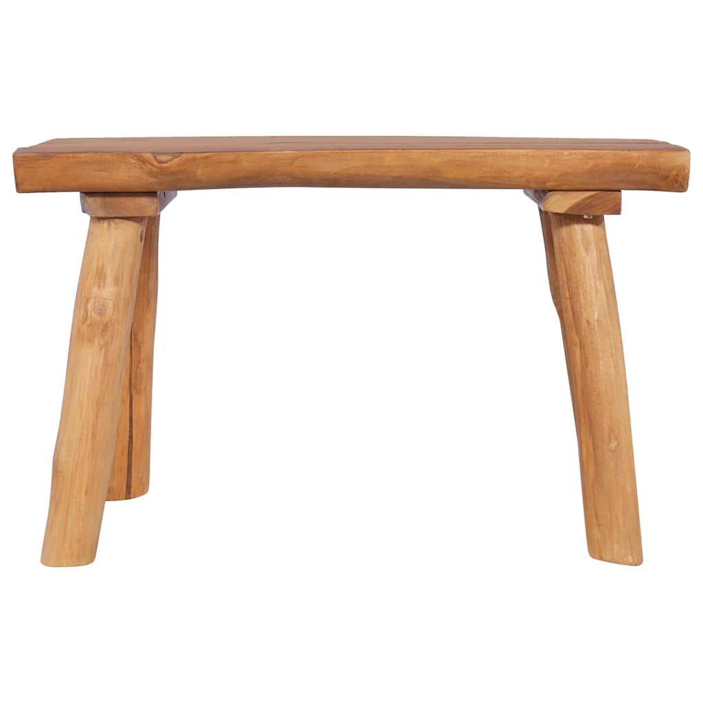 Panchina da Giardino 80 cm in Legno Massello di Teak vidaXL