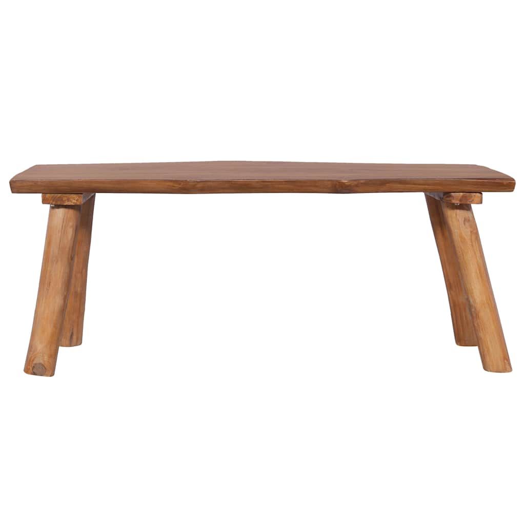Panchina da Giardino 120 cm in Legno Massello di Teak vidaXL