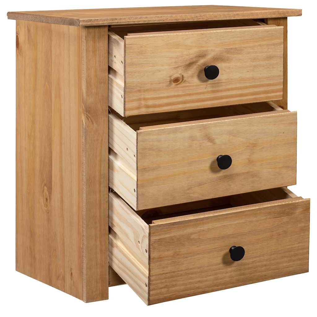 Comodino 46x40x57 cm in Legno di Pino Panama Range vidaXL