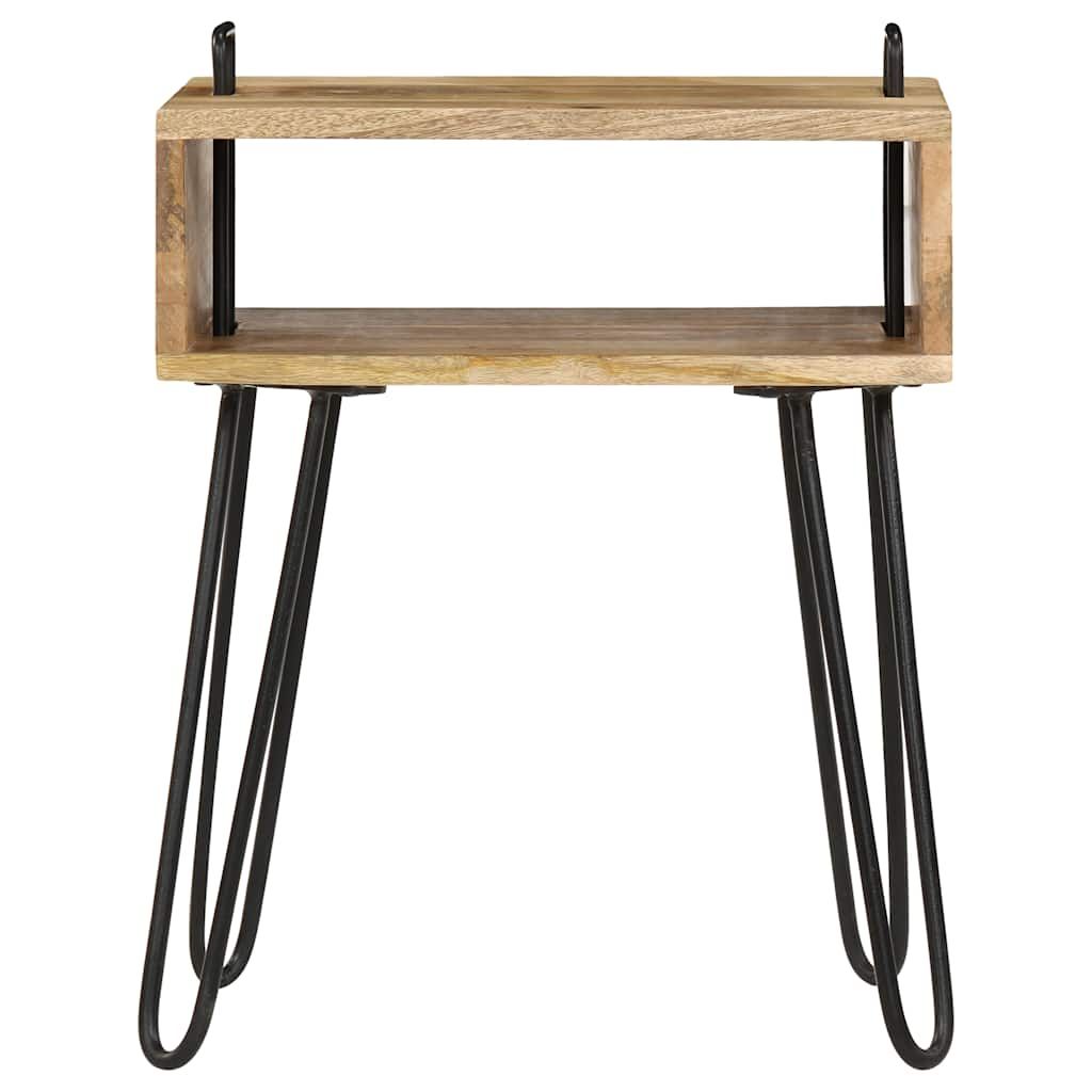 Comodino in Legno Massello di Mango 40x34x47 cm vidaXL