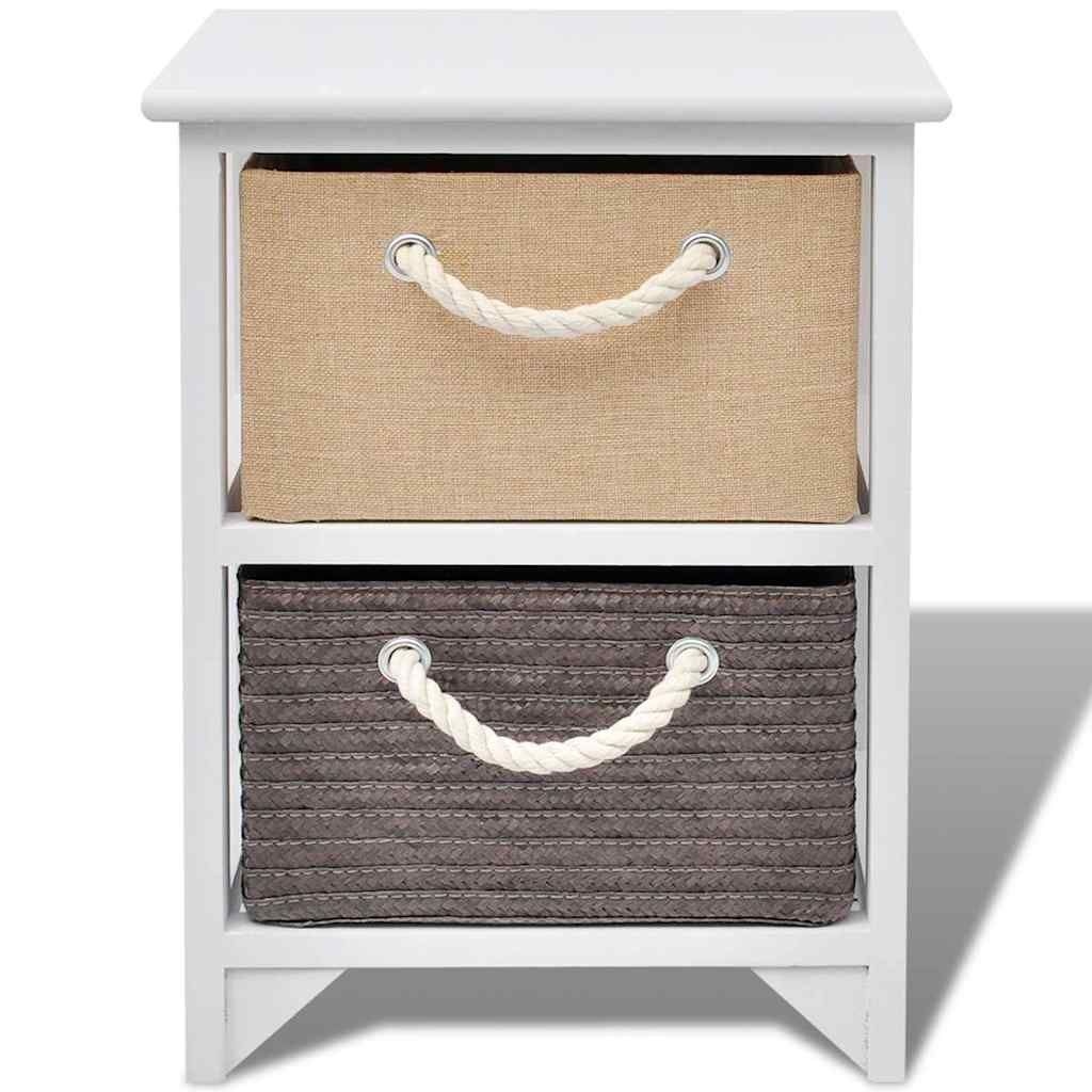 Comodino In Legno vidaXL