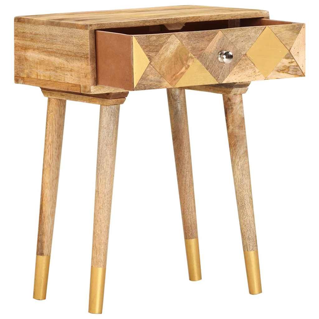 Comodino 40x30x58 cm in Legno Massello di Mango vidaXL