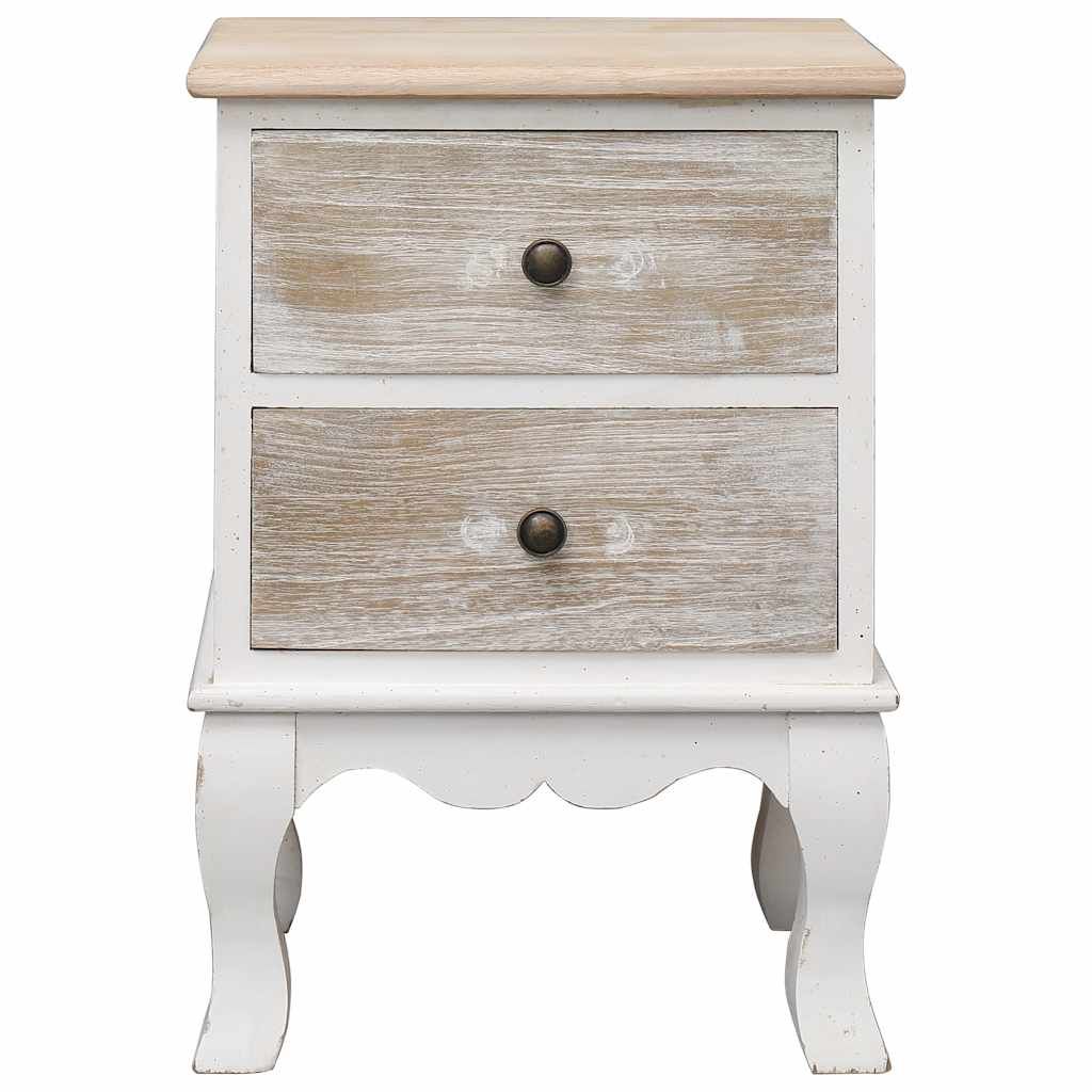 Comodino 35x30x50 cm in Legno di Paulownia vidaXL