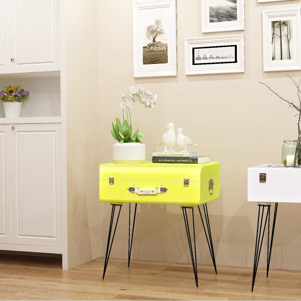 Mobiletto 49,5x36x60 cm Giallo vidaXL
