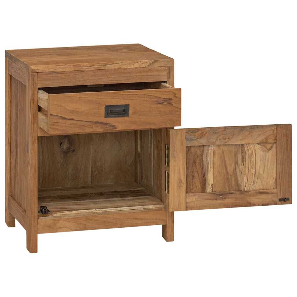 Comodino in Legno Massello di Teak 40x30x50 cm vidaXL