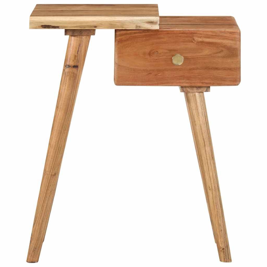 Comodino in Legno Massello d'Acacia 45x32x55cm vidaXL