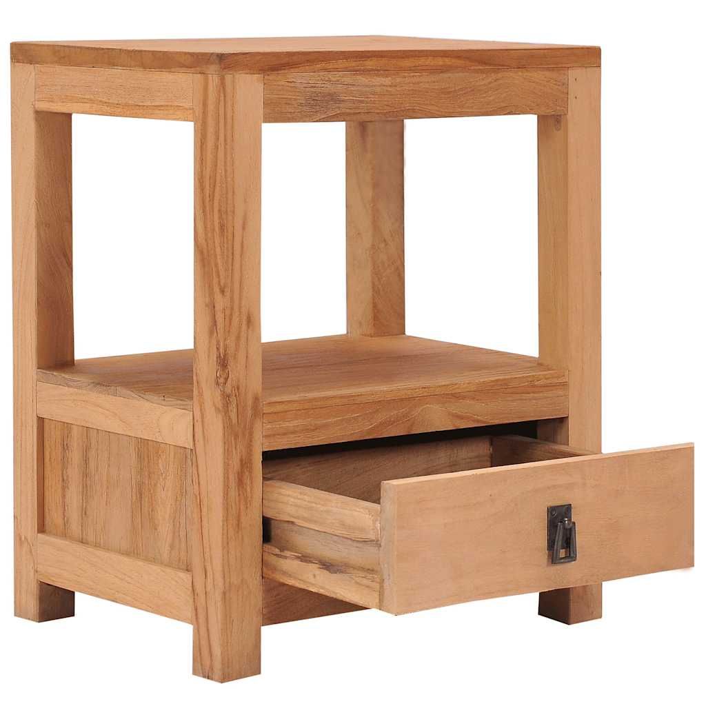 Comodino 40x30x50 cm in Legno Massello di Teak vidaXL