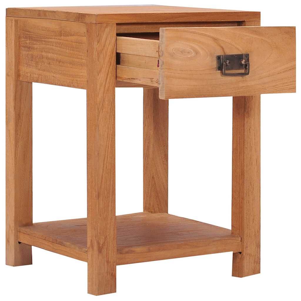 Comodino 35x35x50 cm in Legno Massello di Teak vidaXL