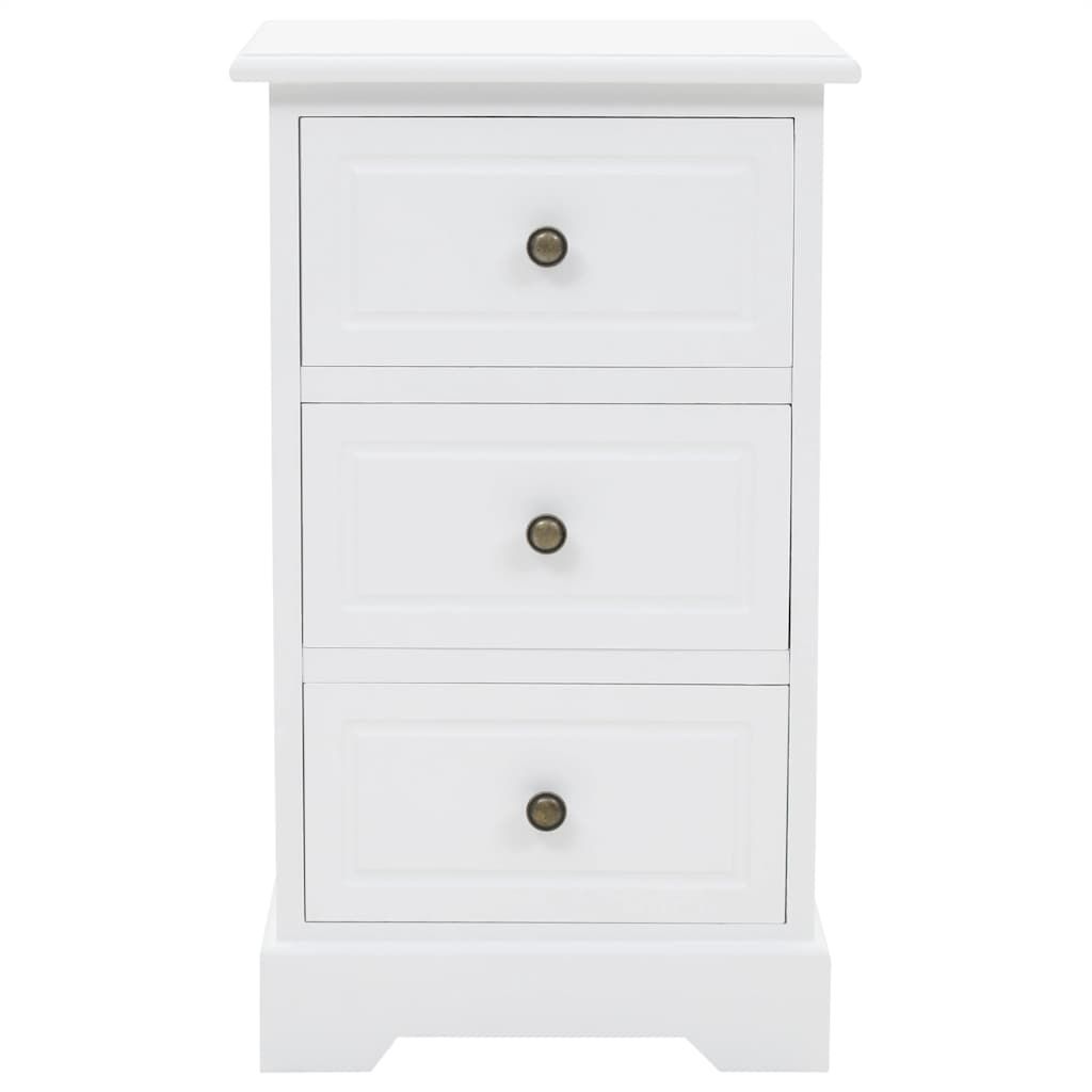 Comodino in MDF e Legno di Pino 35x32x59 cm vidaXL