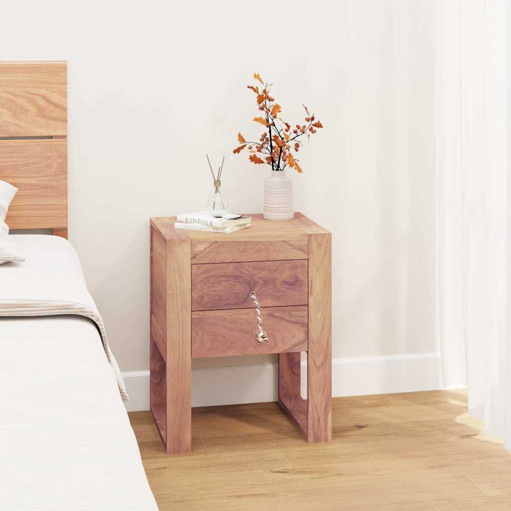Comodino 40x30x50 cm in Legno Massello di Teak vidaXL