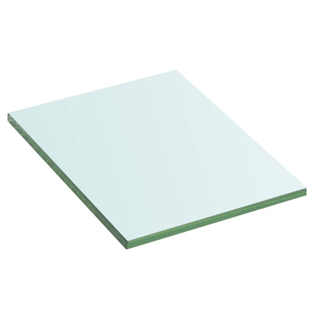 Mensole in Vetro Trasparente 2 pz 20x15 cm vidaXL