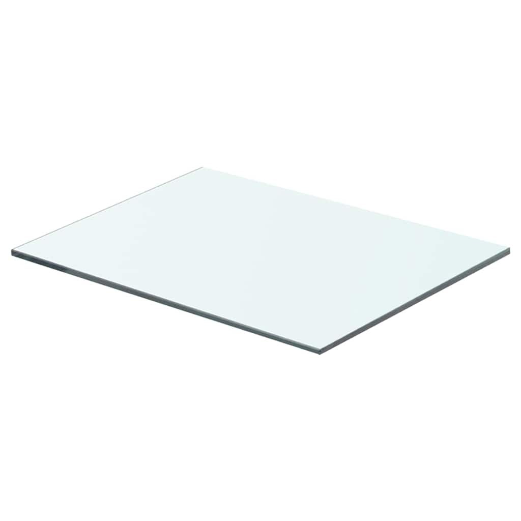 Mensole in Vetro Trasparente 2 pz 40x25 cm vidaXL
