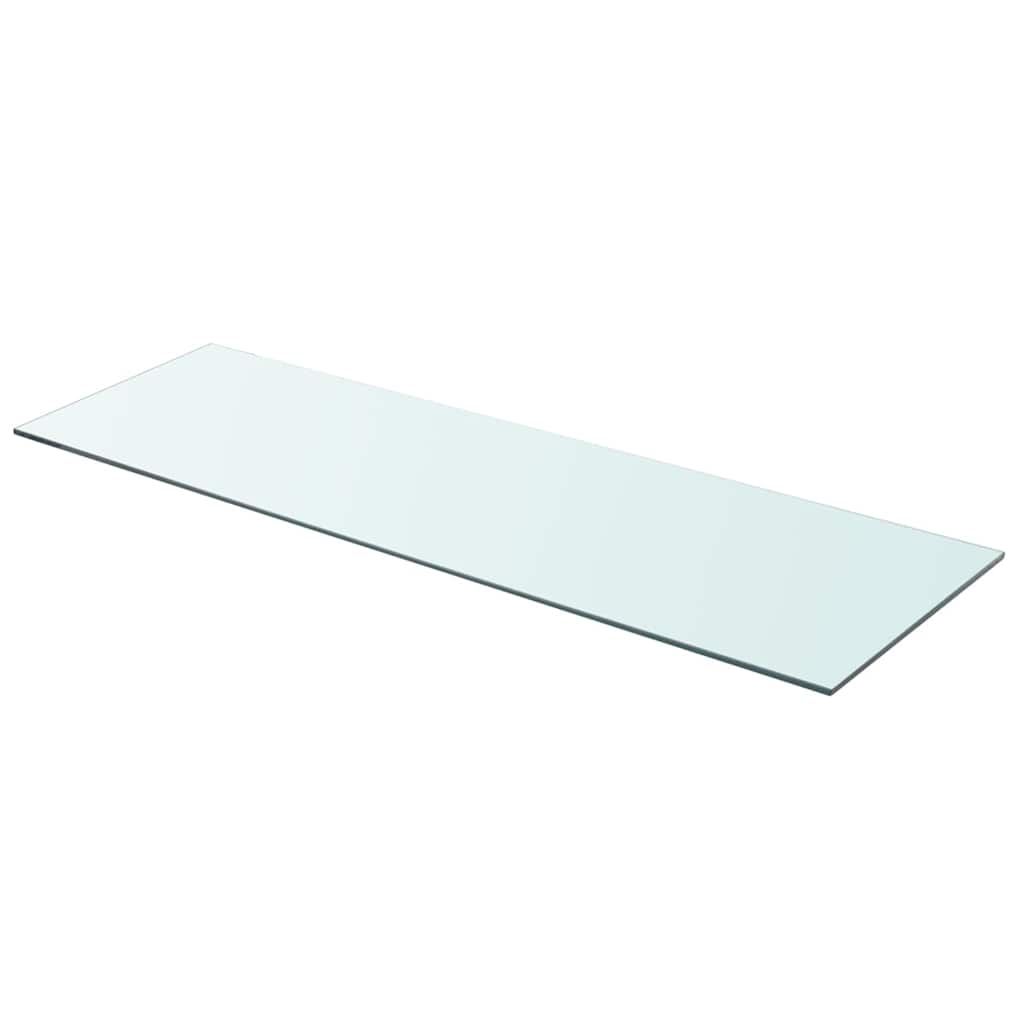 Mensole in Vetro Trasparente 2 pz 90x30 cm vidaXL