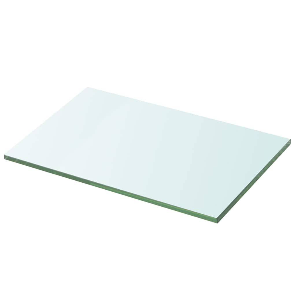 Mensole in Vetro Trasparente 2 pz 30x15 cm vidaXL