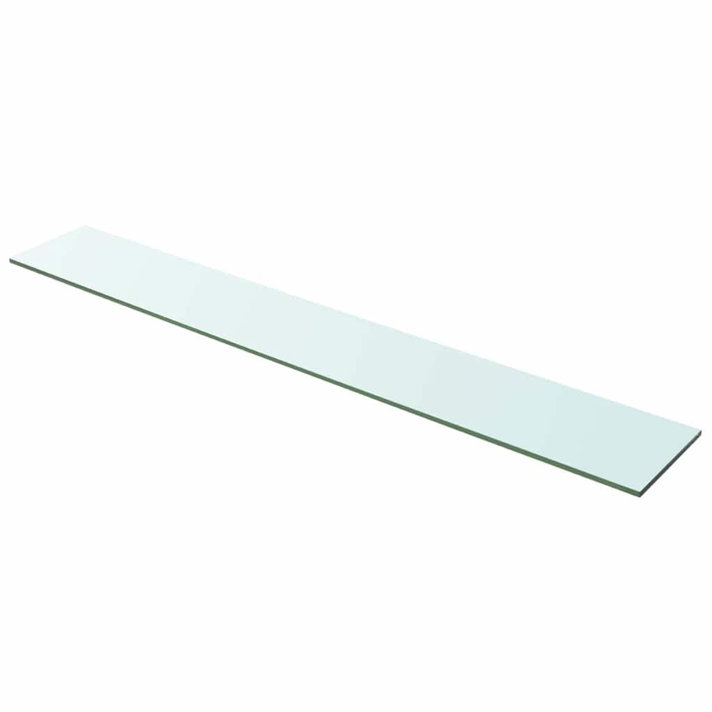 Mensole in Vetro Trasparente 2 pz 100x15 cm vidaXL