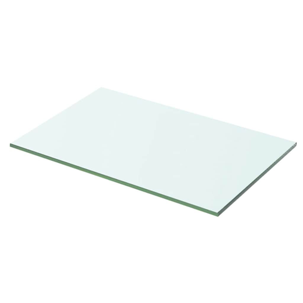 Mensole in Vetro Trasparente 2 pz 50x25 cm vidaXL