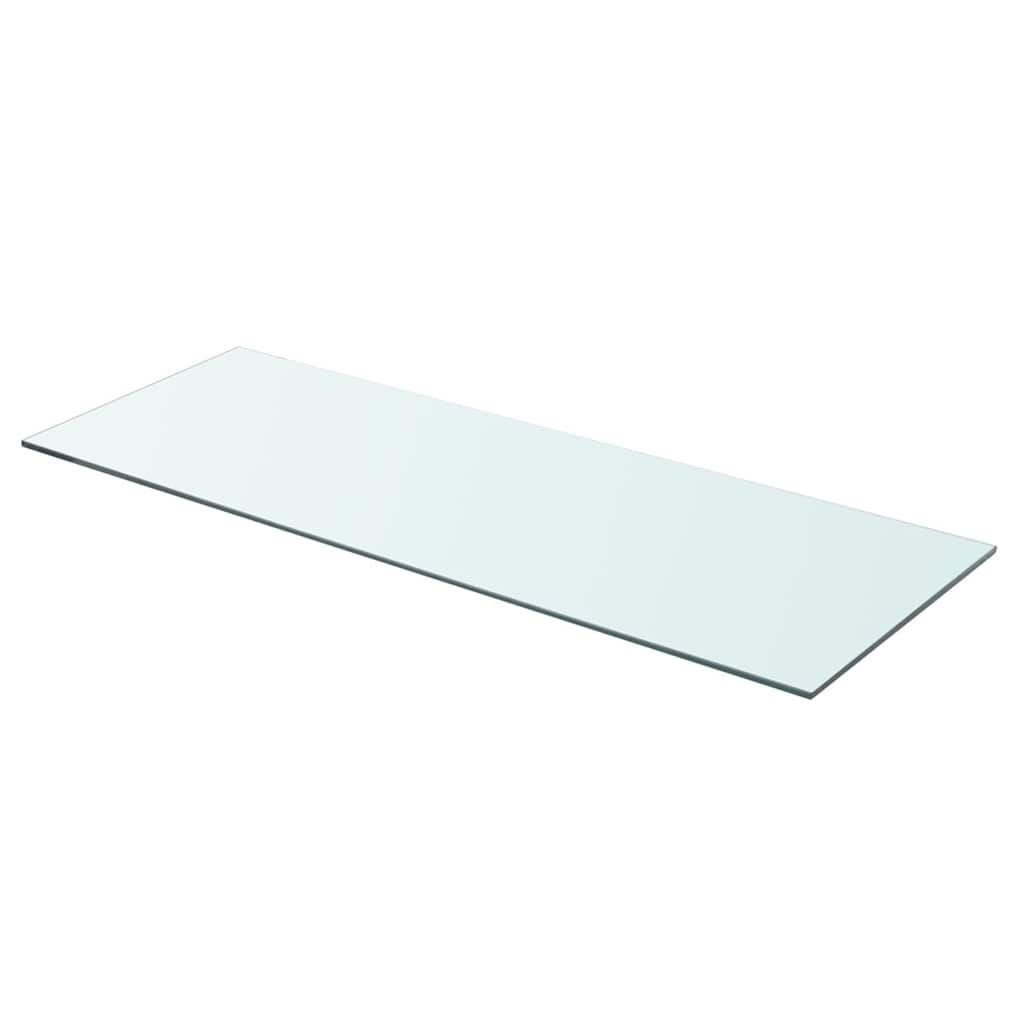 Mensole in Vetro Trasparente 2 pz 80x30 cm vidaXL