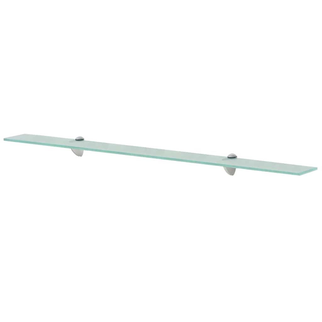 Mensole Galleggianti 2 pz in Vetro 100x20 cm 8 mm vidaXL
