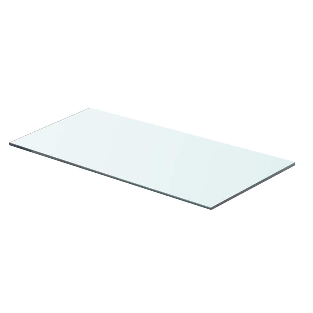 Mensole in Vetro Trasparente 2 pz 60x25 cm vidaXL
